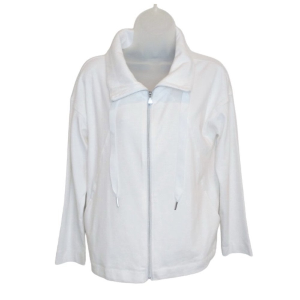 Tommy Bahama Beachy Bay Full Zip Jacket White XS - Picture 2 of 11